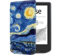 Case2go - Housse pour PocketBook Verse / Verse Pro / Verse Pro Color - Fermeture magnétique - 6 Pouce - Fonction Auto / Wake - Cuir Artificiel - Ciel étoilé
