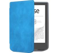 Case2go - Housse pour PocketBook Verse / Verse Pro / Verse Pro Color - Fermeture magnétique - 6 Pouce - Fonction Auto / Wake - Cuir Artificiel - Bleu clair
