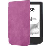 Case2go - Housse pour PocketBook Verse / Verse Pro / Verse Pro Color - Fermeture magnétique - 6 Pouce - Fonction Auto / Wake - Cuir Artificiel - Pourpre