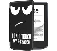 Case2go - Housse pour PocketBook Verse / Verse Pro / Verse Pro Color - Fermeture magnétique - 6 Pouce - Fonction Auto / Wake - Cuir Artificiel - Don’t Touch Me