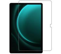 Case2go - Protecteur d'écran pour tablette compatible avec Samsung Galaxy Tab S9 FE Plus - 12,4 pouces - Verre trempé - Case Friendly - Transparent, trnasparent, 12.4 inch