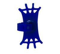 Case2go - Support universel pivotant pour téléphone portable de vélo - 4 à 6,5 pouces - Support pivotant - Silicone - Bleu foncé