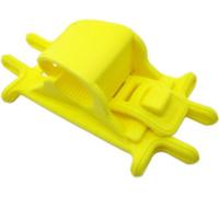 Case2go - Support universel pour téléphone portable à vélo - 4 à 6,5 pouces - Support pour vélo - Silicone - Jaune