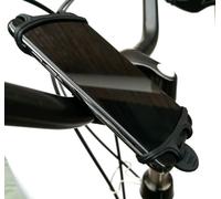 Case2go - Support universel pour téléphone portable à vélo - 4 à 6,5 pouces - Support pour vélo - Silicone - Noir