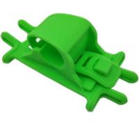 Case2go - Support universel pour téléphone portable à vélo - 4 à 6,5 pouces - Support pour vélo - Silicone - Vert