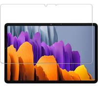 Case2go - Verre Trempé pour Samsung Galaxy Tab S7 Plus (2020) - 12.4 Pouce - Verre trempé - Anti-Rayures - Transparent clair
