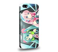 Case88 Premium Designs Vocaloid Miki Hatsune Miku Haku Luka Lin 0985 Coque protectrice pour Apple iPhone 5 5s