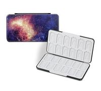 CASEBOT Étui de Rangement pour Carte Jeu de Nintendo Switch - [Résistant aux Chocs] Coque Rigide avec 24 Emplacements, Galaxie
