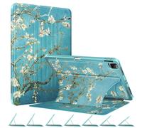 Casebot Magnetic Case pour iPad Pro 12,9 pouces 6e generation 2022 ANGLE ANGLE ANGLE ANCORIE ROPIGE SOB RUBLED COVER TPU TPU COUVERTURE BACK W /