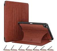 Casebot Magnetic Case pour iPad Pro 12,9 pouces 6e generation 2022 ANGLE ANGLE ANGLE ARRIPE ROBLE SOUTILE ROPIGE COVER TPU TPU COUVERTURE DE BACK