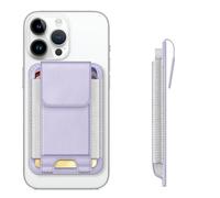 CASEBOT Magsafe Wallet Porte-cartes magnétique pour iPhone séries 17/16/15/14/13/12, compatible avec 6 cartes, blocage RFID sécurisé, porte-cartes fin pour homme et femme, Violet, 3.7X2.5 zoll
