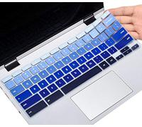 CaseBuy Housse de clavier premium pour 2020 IdeaPad 3 Chromebook 11.6 / Chromebook C330 C340 11.6 / Chromebook Flex 5 13 / Flex 3 11 / Chromebook 100E 300E 500E N20 N21 N22 N23 11.6, Bleu dégradé