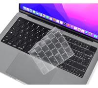 CaseBuy Housse de protection de clavier ultra fine de qualité supérieure pour Apple MacBook Pro 2023, 2022, 2021, M3, M2, M1 Pro/Max, modèle A2442, A2779, A2918, A2485, A2780, A2991, EU