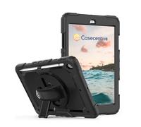 Casecentive Coque antichoc avec sangle iPad 10.2 2021 (2019 / 2020) - Noir - 8720153794534