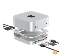Casecentive Support Aluminium 8-en-1 HDMI pour Mac Mini M4/M4 Pro - 8720153797023