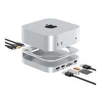 Casecentive Support Aluminium 8-en-1 HDMI pour Mac Mini M4/M4 Pro/M5 Pro/M6 - 8720153797023