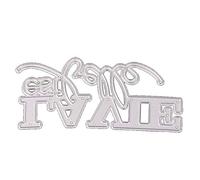 Casecover Français Parole Dies Dies Metal Cutting Lettre Belle Alphabet Craft Die pour Le Scrapbooking Carterie Fournitures De Style Aléatoire