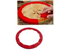 Casecover Réglable en Silicone Pie Crust Shield Silicone Fit 8.5inch - 11.5inch Cerclées Vaisselle Gadgets Pratiques
