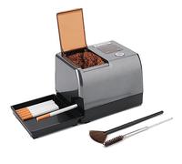 CASEGO Machine de remplissage automatique de cigarettes, machine à rouler électrique avec broyage automatique du tabac coupé, outils de brosse de nettoyage, convient pour cigarette