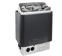 CASEGO Poêle de Sauna Polyvalent, Chauffage électrique de Sauna en Acier Inoxydable 3-9 KW avec unité de Commande Multi-Tension intégrée Poêle Bain (3 KW)