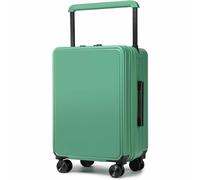 CASEGO Valise Portable de 20 Pouces, Conception à Double façade, élégante et Belle, avec Interface de Chargement USB, adaptée à Plusieurs scénarios (Green 26)