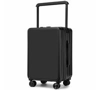 CASEGO Valise Portable de 20 Pouces, Conception à Double façade, élégante et Belle, avec Interface de Chargement USB, adaptée à Plusieurs scénarios (Black 20)