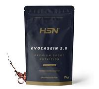 Caséine Micellaire de HSN - Evocasein 2.0 - Protéine pour Avant Dormir - Libération Prolongée pendant le soir - En Poudre - Saveur Chocolat - 2Kg