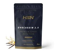 Caséine Micellaire de HSN - Evocasein 2.0 - Protéine pour Avant Dormir - Libération Prolongée pendant le soir - En Poudre - Saveur Vanille - 2Kg