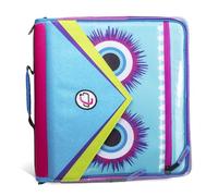 Caseit LT-307-ME Monster Eye Classeur Universel zippé avec Housse Amovible pour Ordinateur Portable, Joints toriques 5,1 cm, bandoulière Magenta