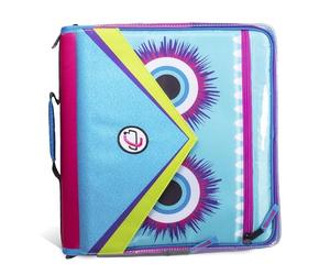 Caseit Modern Classeur Magenta Motif Monstre
