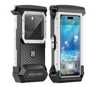 CASELIVE 30M Pochette Étanche Universelle IPX8 Plongée Étui 4.7-6.9'' Noir | Contrôle tactile sous l’eau Coque Téléphone Plongée Professionnel, Étui pour iPhone Samsung XiaoMi Huawei, Snorkeling