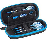 Casemaster Sentry Étui à fléchettes avec Fermeture Éclair Bleu