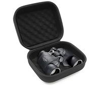 CASEMATIX Étui pour Jumelles avec intérieur en Mousse Absorbant Les Chocs, Protection Rigide, Fermetures éclair renforcées, poignée de Voyage Confortable en Caoutchouc et Sac d'accessoires