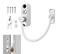 Casement Window Lock, Childproof Window Restrictor, Window Safety Lock with Keys, Pet Safety Window Lock, Safety Lock Set Door & Window Opening Restrictor With Keys For Kids & Pets