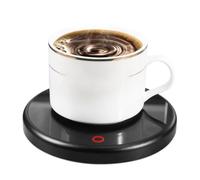 Casenly Chauffe-Tasse à café, Chauffe-Tasse électrique avec 2 Température, Chauffe-Tasse pour Le thé Chocolat au Lait, Chauffe-café pour la Maison Le Bureau, Noir