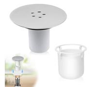 Casenly Couvercle de Vidange de Douche, Capot Bonde Douche, Bonde de Douche 90 mm/115 mm Piège à Cheveux Remplacement de Couvercle de Siphon Douche pour Salle de Bain Cuisine