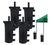 Casenly Poids pour Tonnelle, 4 Pièces Sacs de Lestage pour Tente Pop-up, Tissu Oxford 600D Sac de Sable, Sac Lestage pour Tente Tonnelle Pliante Outdoor Auvent ou Parasol, 15x50cm