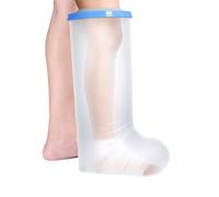 Casenly Protège Plâtre Pied Étanche, Protection Étanche pour Platre, pour adultes, Protecteur de Pansement de Jambe en Plâtre pour Blessures au Pied pour la douche, garde les plaies au sec, 63 x 41 cm