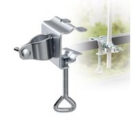 Casenly Support Parasol Balcon, Support Parasol Balustrade Porte Parasol Balcon Pied de Parasol Balcon Clip Parasol Balcon Clip de Parasol en Métal pour Balustrade de Balcon ou Tables,Ø21-32mm