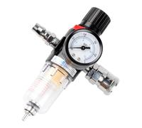 Casenly Unité de maintenance à air comprimé 1/4", régulateur d'air comprimé, accessoires avec séparateur d'eau et raccords rapides pour compresseur à air comprimé, filtre et outils à air