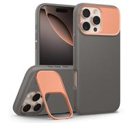 Caseology Nano Pop Mag Kickstand Coque iPhone 16 Pro Max [Béquille en métal pour la Protection de l'appareil Photo] Coque de Protection Contre Les Chutes de qualité Militaire - Papaya Gray