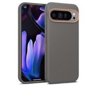 Caseology Nano Pop pour Google Pixel 9 Pro XL Coque, [Matériau Doux et sans poussière] Coque à Motifs de poignée latérale pour Google Pixel 9 Pro XL - Papaya Gray