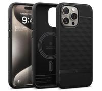 Caseology Parallax Mag pour Phone 6.7"P (2023) Coque [Magnétique] [Military Grade Drop Protection] avec des Motifs de Prise Latérale Coque Phone 6.7"P (2023) - Matte Black