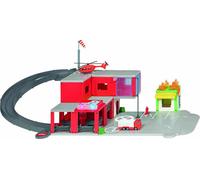 Caserne De Pompier Avec Hélicoptère