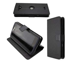 caseroxx Bookstyle-Case et Film de Protection de l'écran pour Crosscall Core-X3, Set (Bookstyle-Case de Coloris Noir)