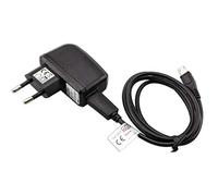 caseroxx Chargeur/Adaptateur de Charge + câble pour Blackview BV6000, Chargeur de Haute qualité avec Bloc d'alimentation pour la Charge (câble Flexible et Stable de Coloris Noir)