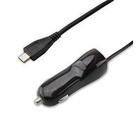 caseroxx - Chargeur Allume-Cigare Chargeur de Voiture pour Tomtom GO Premium/GO Premium X, Chargeur pour téléphone Portable Haute qualité pour Recharge sur Prise 12V/24V
