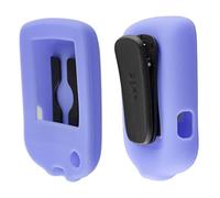 caseroxx Coque en Silicone Compatible avec Freestyle Libre 3 en Bleu, Sac avec ou sans Clip Ceinture en Bleu