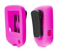 caseroxx Coque en Silicone Compatible avec Freestyle Libre 3 en Rose, Sac avec ou sans Clip Ceinture en Rose