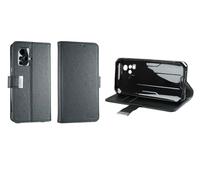 caseroxx Coque pour Blackview BV4800 Rabat Housse Étui de Protection Antichoc pour Smartphone (Coque de Coloris Noir)